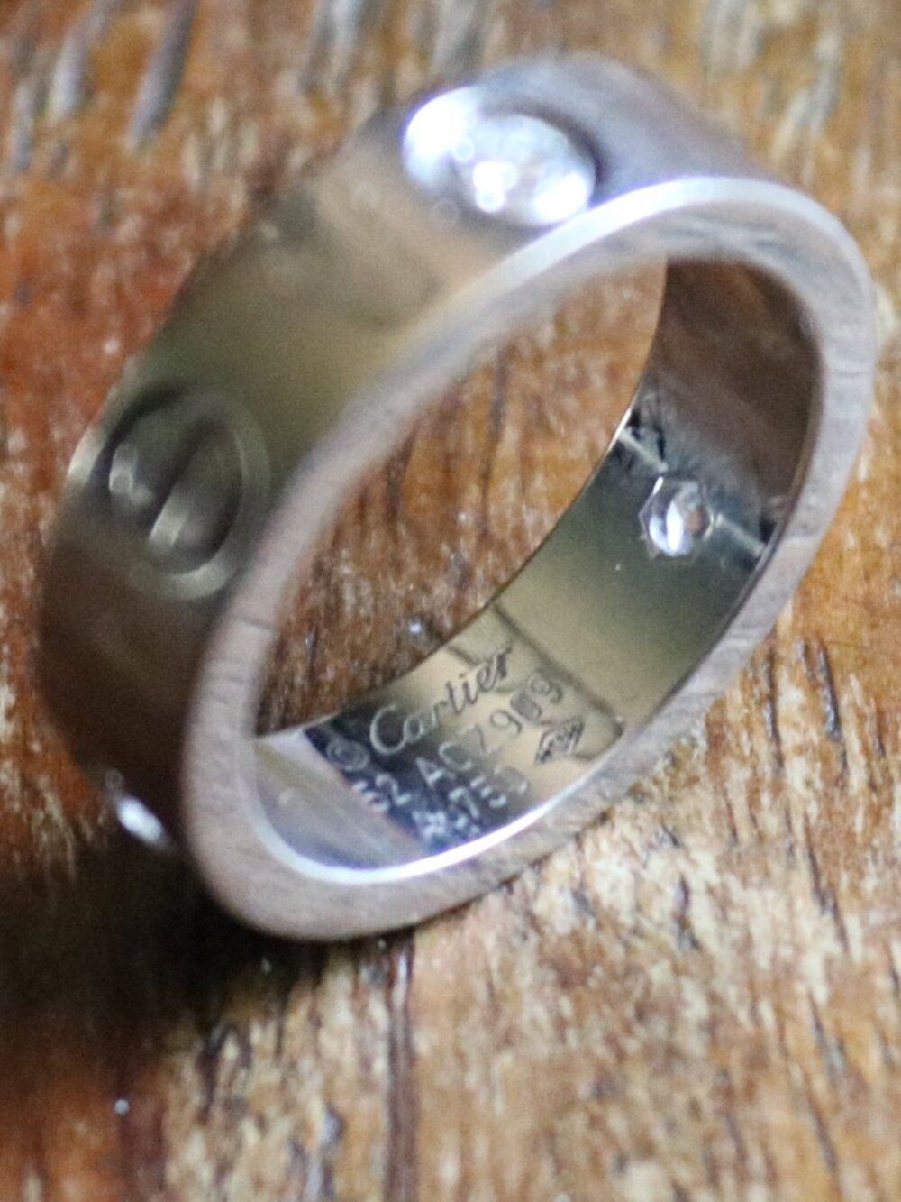 Cartier Love Ring (Classic Model)  (Taken to 3 jewelers - no paperwork)
